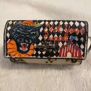 ‘Not Your Puppet’ Hand-Painted Coach Keyholder